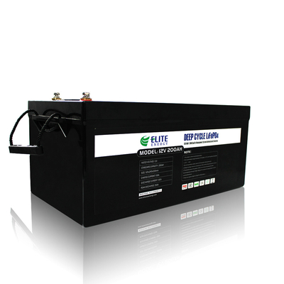 RV EV UPS এর জন্য 2560Wh 12V Li ion ব্যাটারি প্যাক 200Ah লিথিয়াম ব্যাটারি